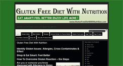 Desktop Screenshot of glutenfreedietwithnutrition.com